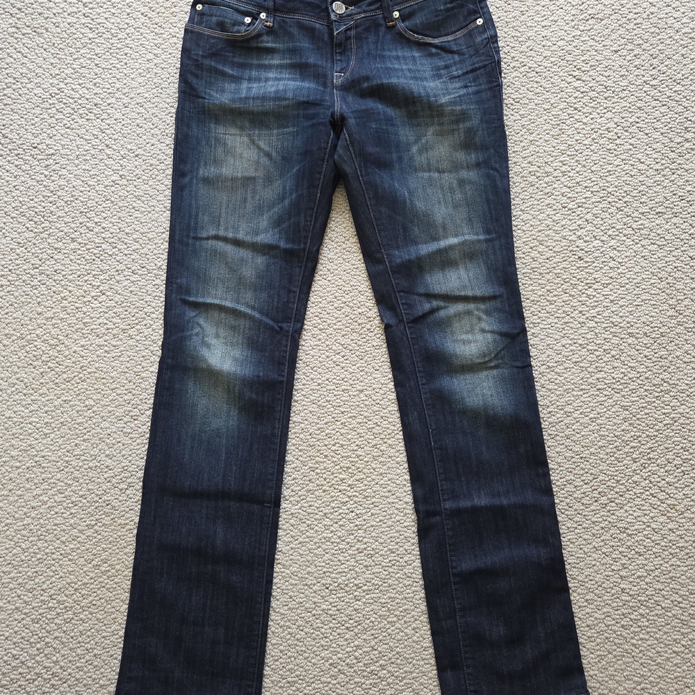Mavi Dark Blue Straight Leg Jeans